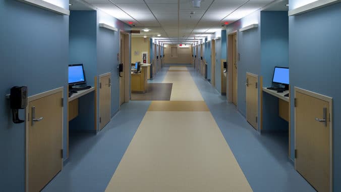 NICU Patient Care Corridor