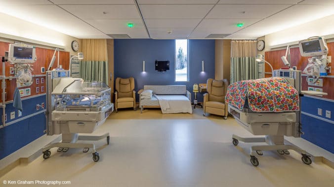 NICU Semi-Private Patient Room