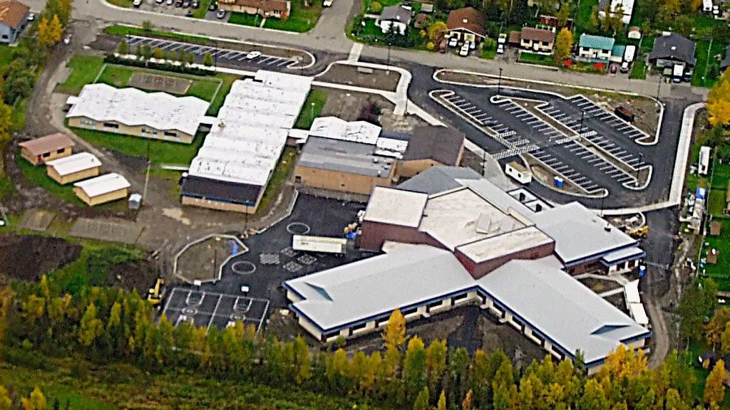 Muldoon Elementary school aerial